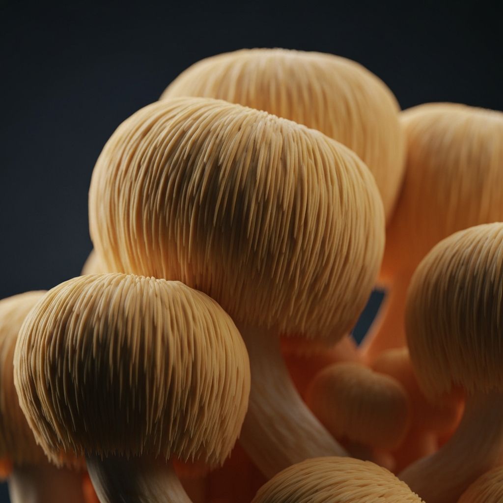 Lion's Mane Macro Detail